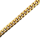Yellow 18 Karat 10Mm Link Bracelet Length 8.5