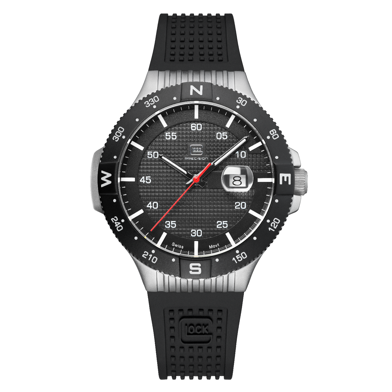 Precision Glock Watch | Silver Stainless Steel