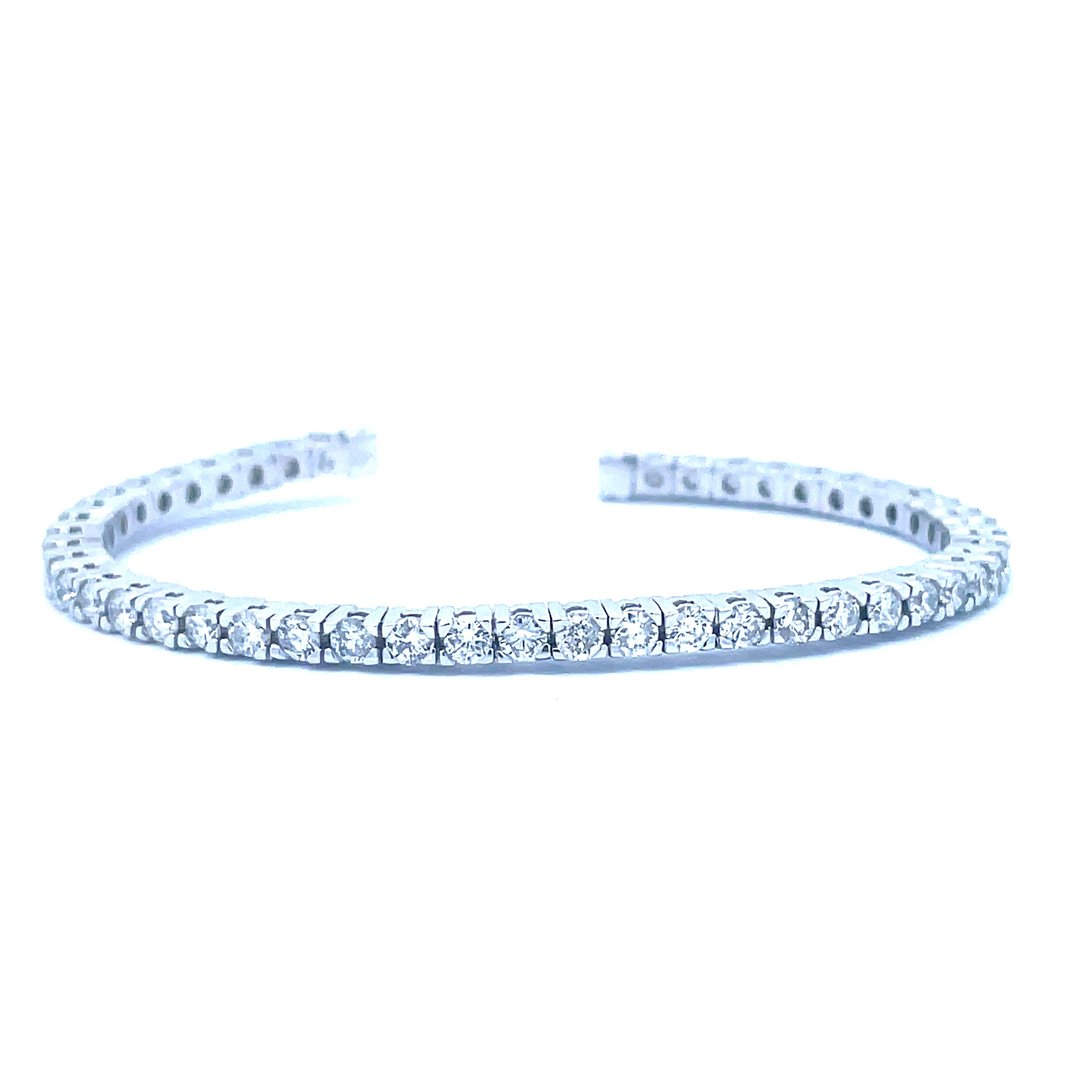 Flex Bangle Bracelet | 14k White