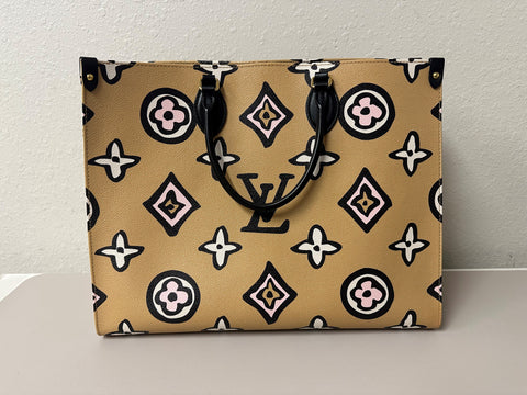 Louis Vuitton Wild at Heart On The Go Tote, A Condtion