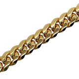 Yellow 14 Karat 9.5Mm Curb Bracelet Length 8" Weight 61.9g