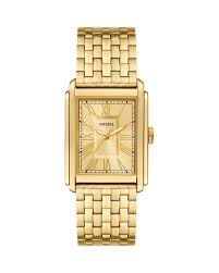 Carraway Three-Hand Fossil Watch | Gold Stainless Steel