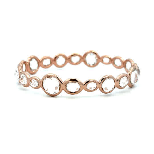 Ippolita Rose Rock Candy Clear Quartz | 925 Sterling Silver/Rose