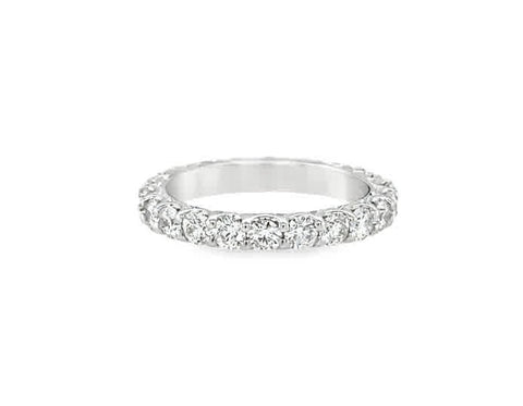 Prong Set Eternity Anniversary Ring | 14k White