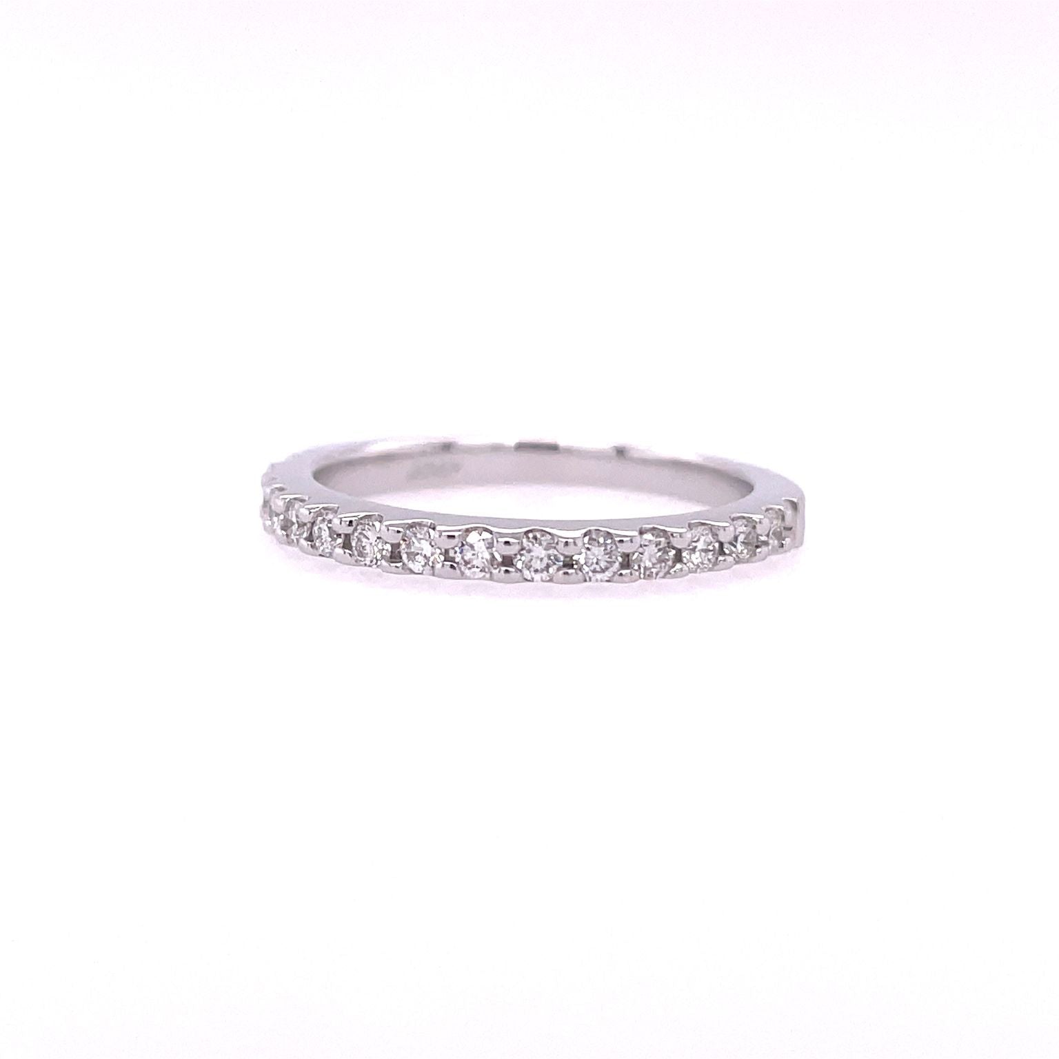 Prong Set Anniversary Ring | 14k White