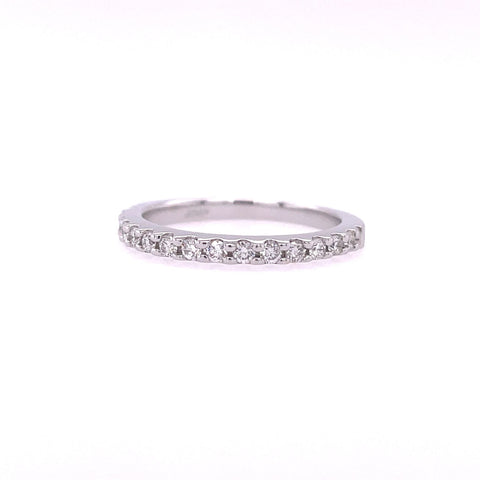 Prong Set Anniversary Ring | 14k White