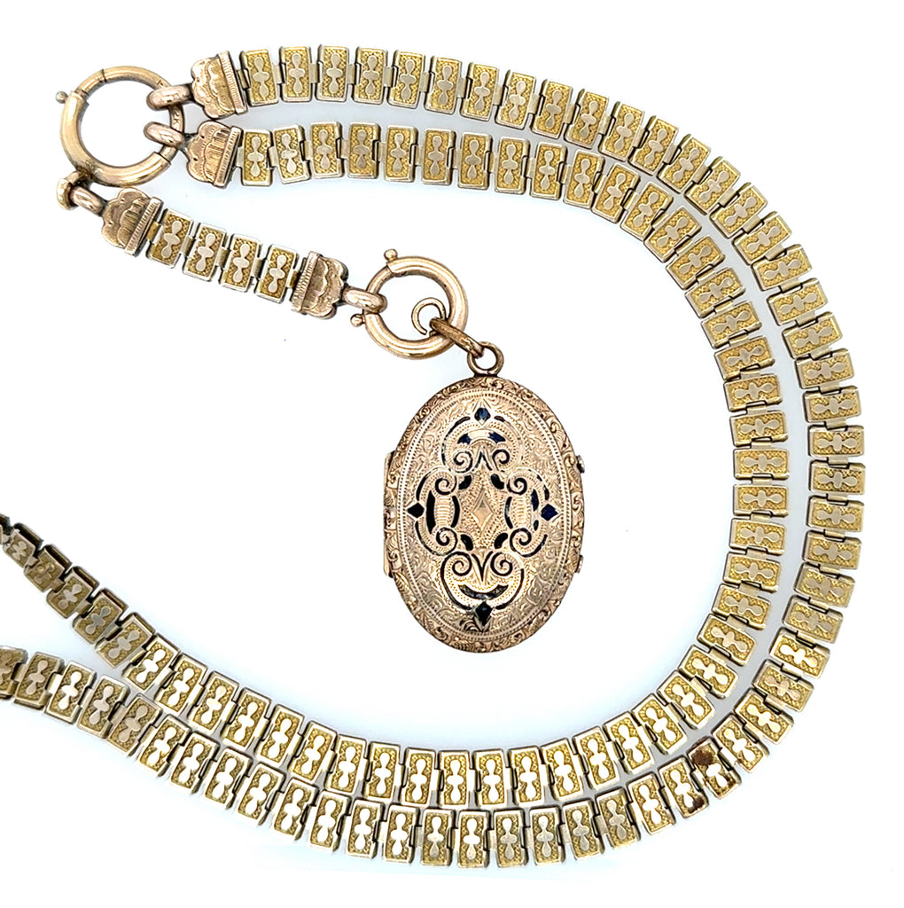 Victorian Locket | 10k Yellow Gold Filled