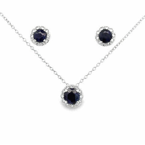 Halo Necklace | 925 Sterling Silver