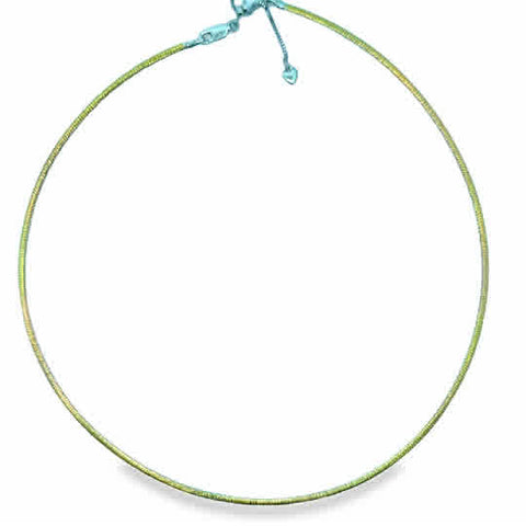 White/Yellow 14 Karat Reversible Chain Length 17