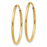 Endless Hoop Earrings | 14k Yellow