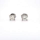 Stud Earrings | 14k White