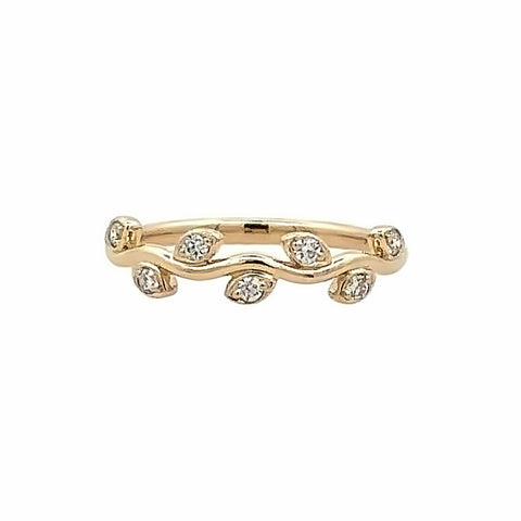 Vine Stackable Fashion Ring | 14k Yellow