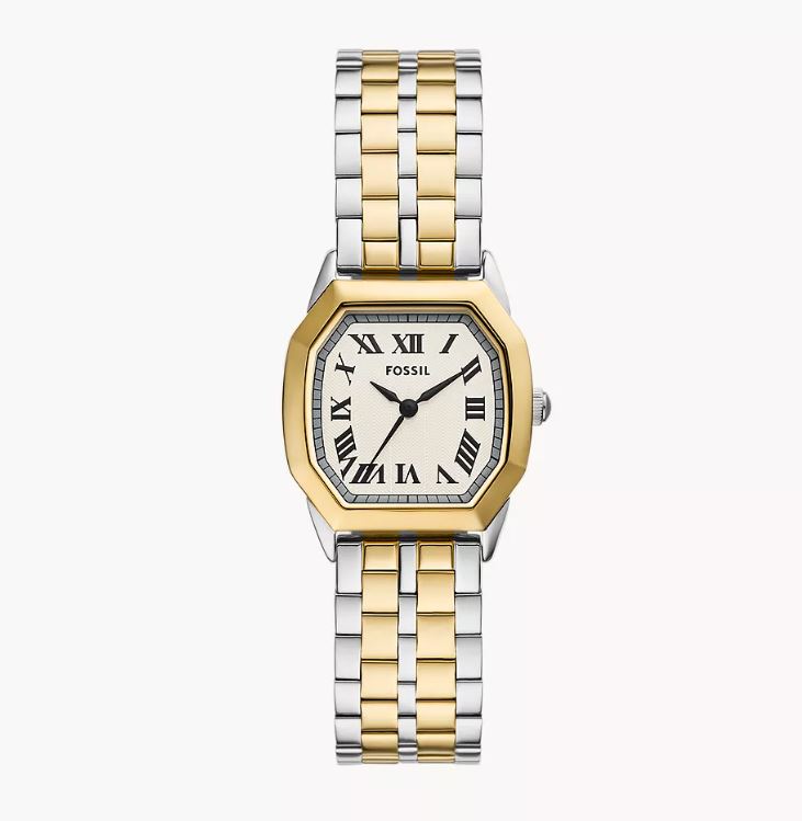 Harlow Three-Hand Two-Tone Stainless Steel Watch