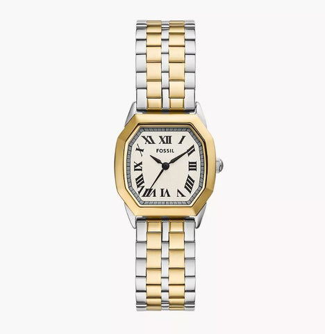 Harlow Three-Hand Two-Tone Stainless Steel Watch