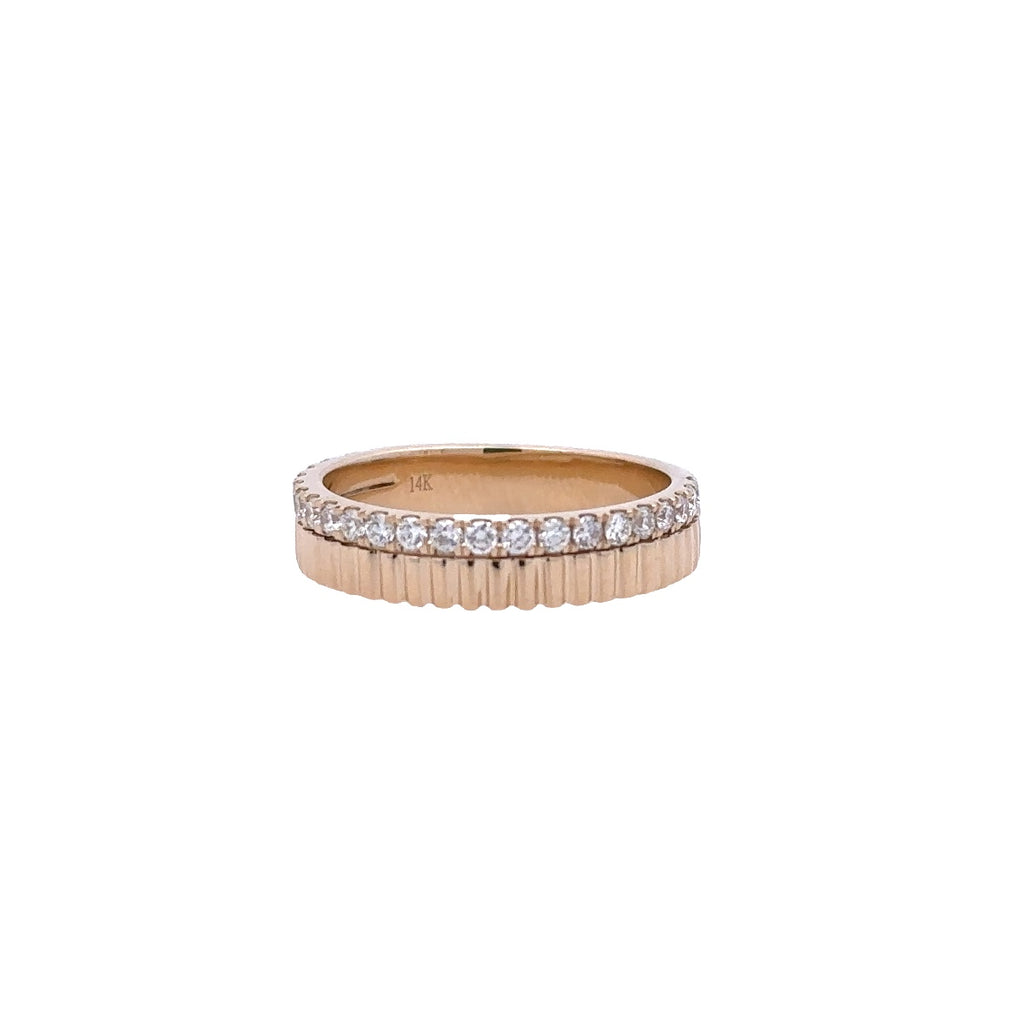 Textured Fashion Ring | 14k Yellow