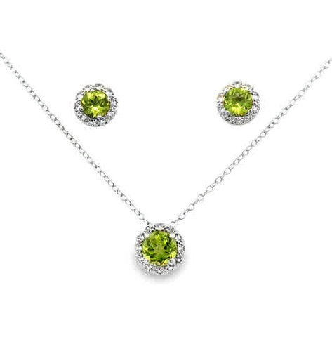 Halo Necklace | 925 Sterling Silver