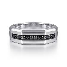 White Sterling Silver Channel Set Ring Size 10 With Round Spinels