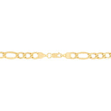 Yellow 14 Karat 5.8Mm Heavy Hollow Figaro Chain Length 22