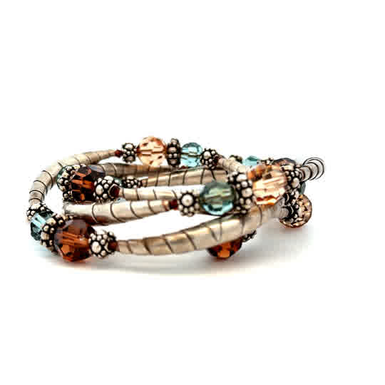 Swarovski Crystal Wrap Bracelet | 925 Sterling Silver