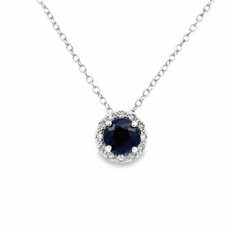 Halo Necklace | 925 Sterling Silver