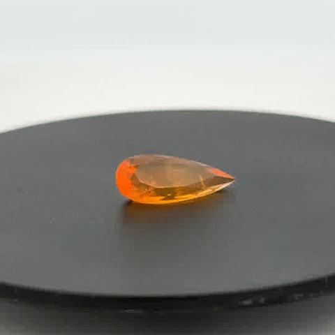 One = 1.63ct Pear Fire Opal, Loose