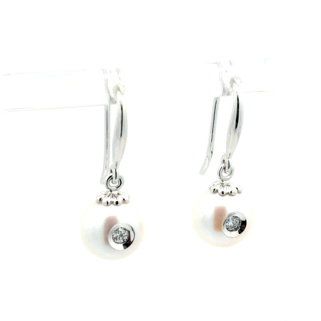 Dangle Earrings | 14k White