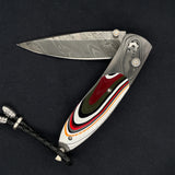 Muscle with Fordite Scales Knife