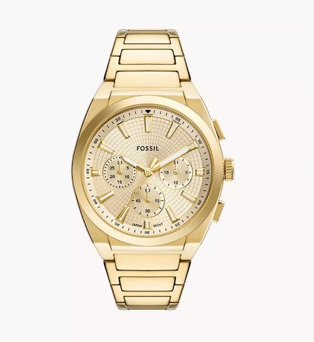 Everett Chronograph Gold-Tone Stainless Steel Watch