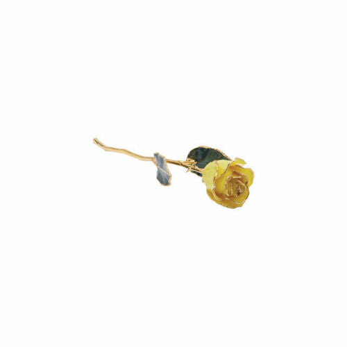 Lacquered Topaz Rose | 14k Yellow