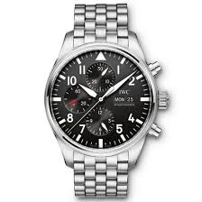 IWC Pilot's Watch Chronograph, Black Dial