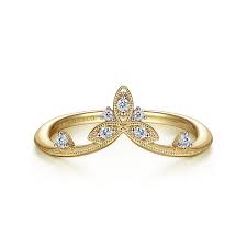Chevron Fashion Ring | 14k Yellow