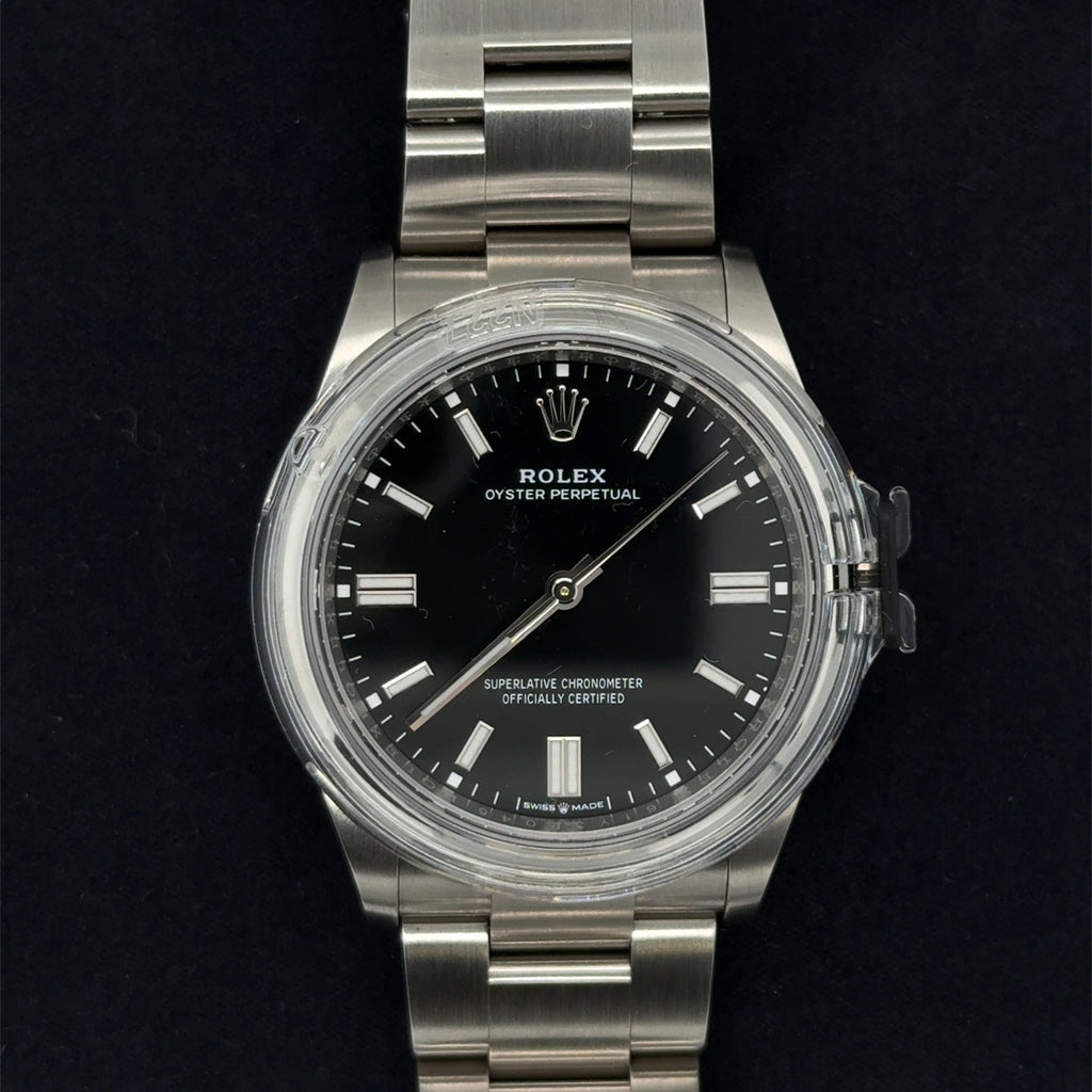 Rolex, Black Oyster Perpetual 36mm, Needs Replacement Crystal, Pre-Own