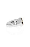 White Sterling Silver Traditional Cross Motif Ring, Size 10 Fashion Je
