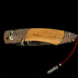 The Spearpoint 'Lincoln Law' |  Hand-Forged 'Twist' Damascus