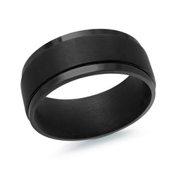 Beveled Edge Ring | Black Tantalum