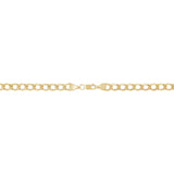 Yellow 14 Karat 5.1Mm Heavy Hollow Curb Chain Length 20