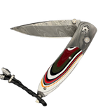 Muscle with Fordite Scales Knife