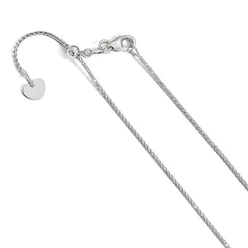1Mm Open Franco Chain | 14k White