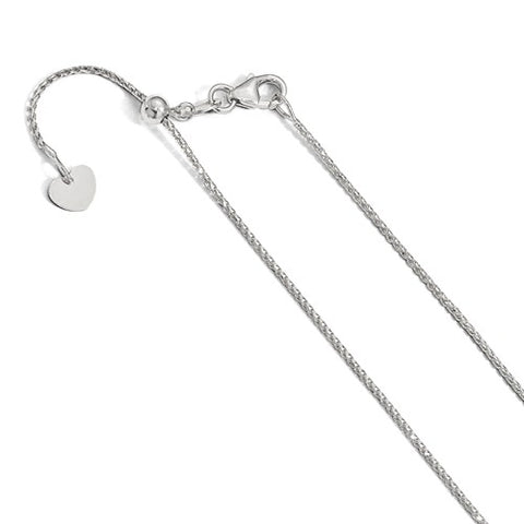 1Mm Open Franco Chain | 14k White