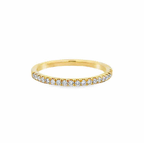 14 Karat Yellow Gold Anniversary Ring Set With .20ctw Round Diamonds