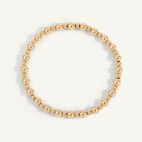 4mm and 5mm Gold Filled Beads 7''