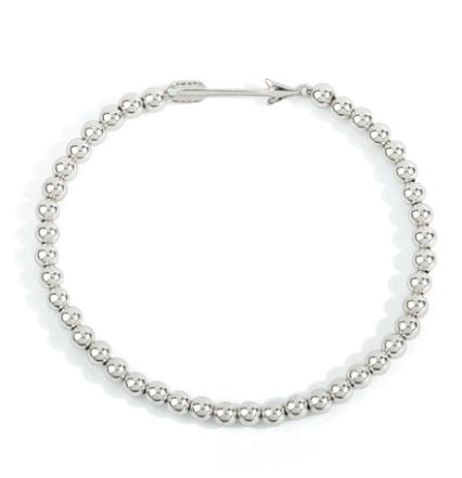 4mm Sterling Silver with Sterling Silver Arrow Connector