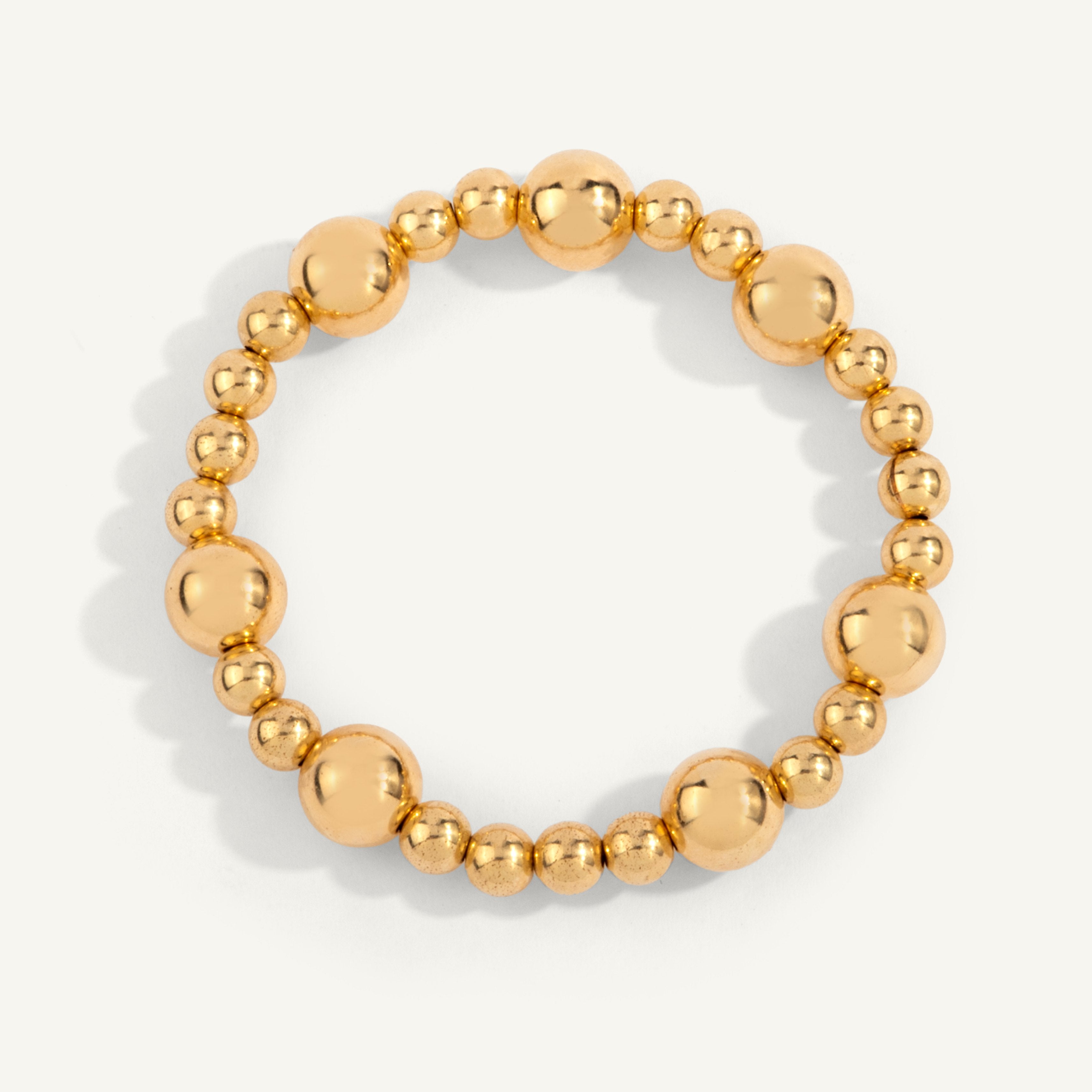 6mm and 10mm Gold Filled Beads 7''