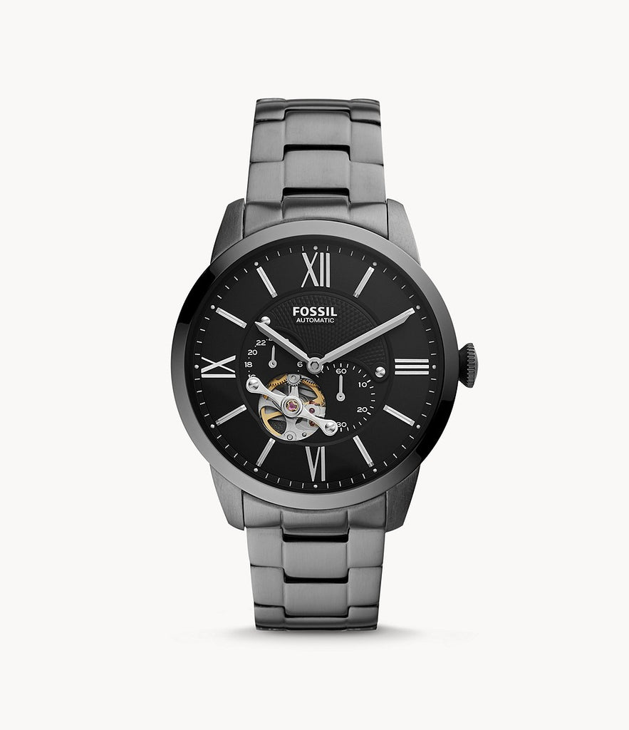 Townsman Automatic Watch | Smoke Stainless Steel