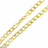 Yellow 14 Karat 5.1Mm Heavy Hollow Curb Chain Length 20