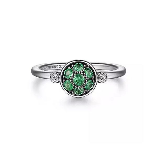 Cluster Three Stone Fashion | Sterling Silver