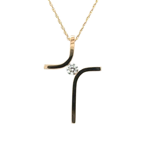 Cross Pendant | 14k Yellow