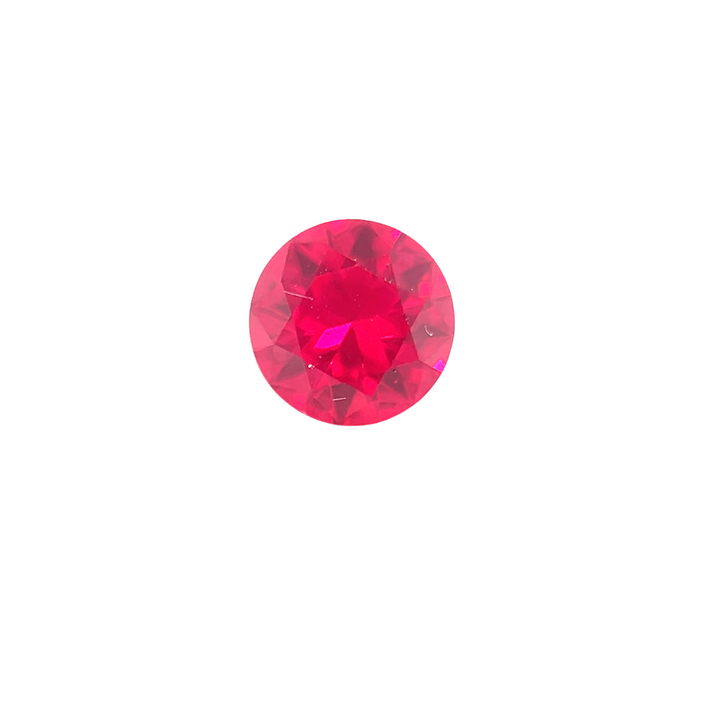 one = 6.50mm Round Created Ruby
