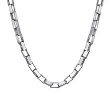 925 Sterling Silver Box Chain Necklace 2.5mm 22inch