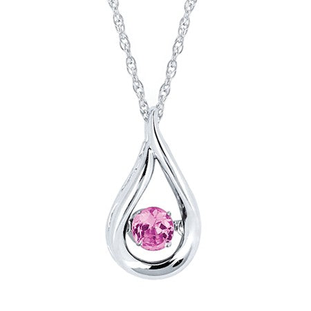Shimmering Teardrop Pendant Necklace | 925 Sterling Silver